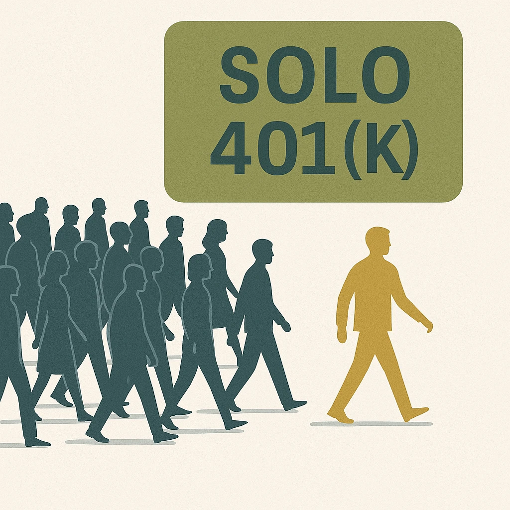 ONLY 3% OF ELIGIBLE SELF-EMPLOYED PEOPLE USE A SOLO 401(K)
