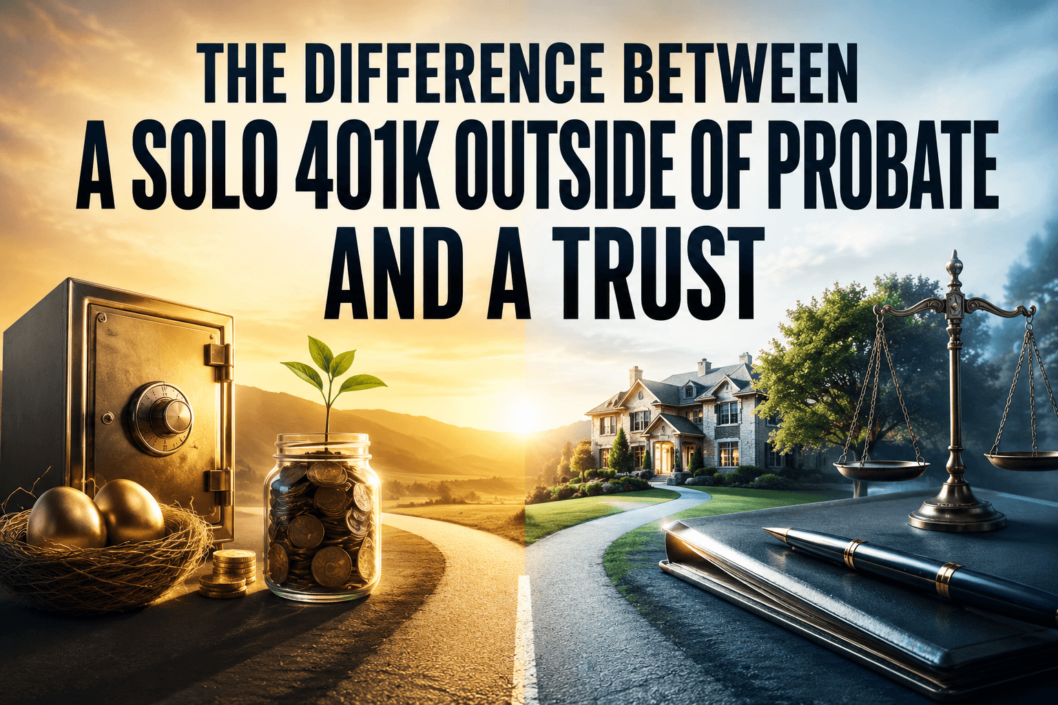 Solo 401(k) vs. Trust: Understanding Estate Planning Tools and Their Roles